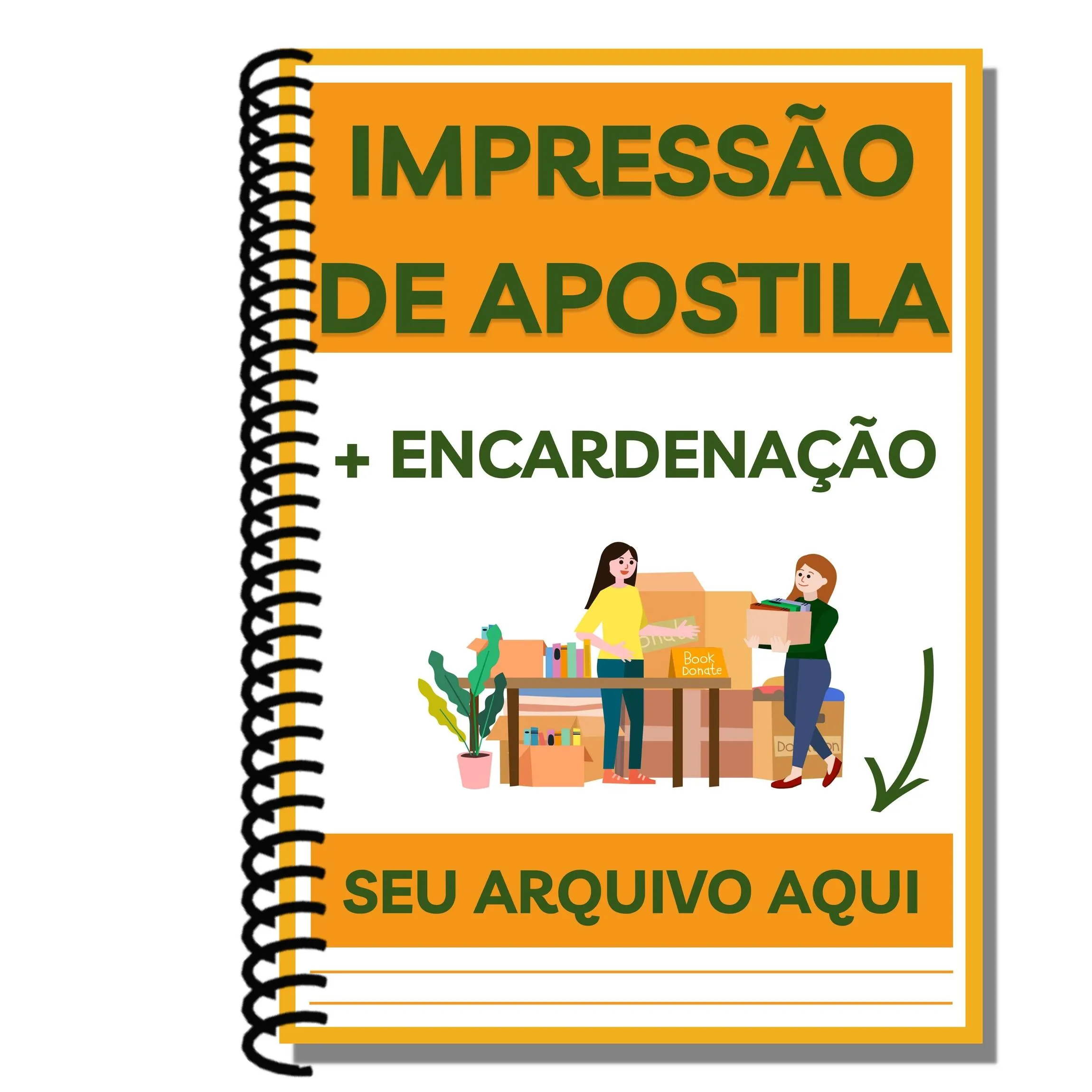 impressão de apostilas